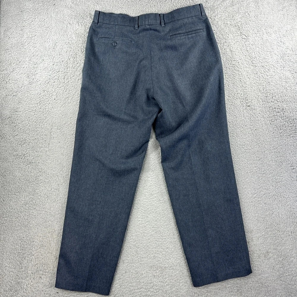 Vintage Levis Action Slacks Mens 36x28 Blue Gray Pants‎ Trousers Dress Retro USA